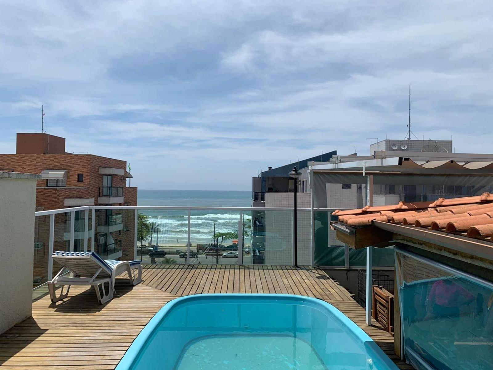 Ferienwohnung Cobertura Premium Vista Pro Mar, Com Piscina Ubatuba Exterior foto